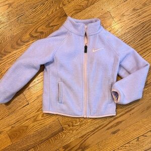 Nike Kids Light Purple Fleece Jacket